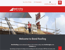 Tablet Screenshot of bondroofing.co.uk